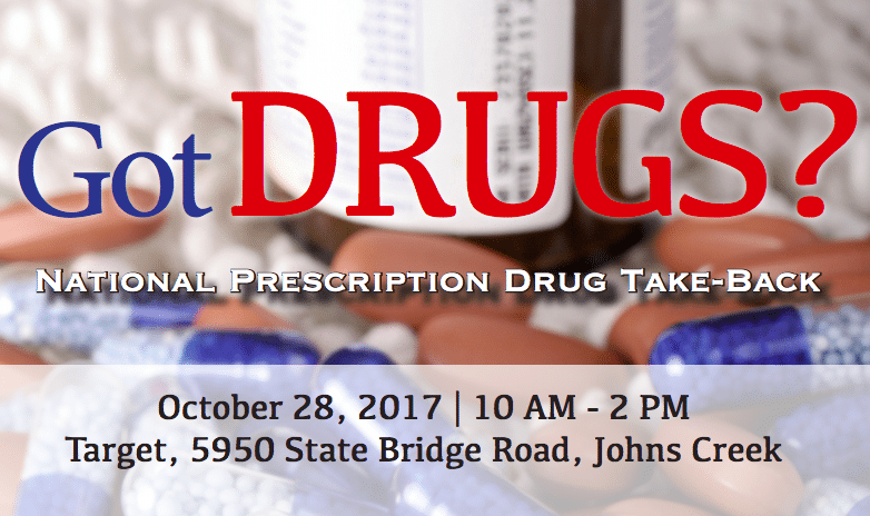 Dispose of Prescription Drugs at JCPD’s ‘Drug Take-Back’ Day Oct. 28, 2017