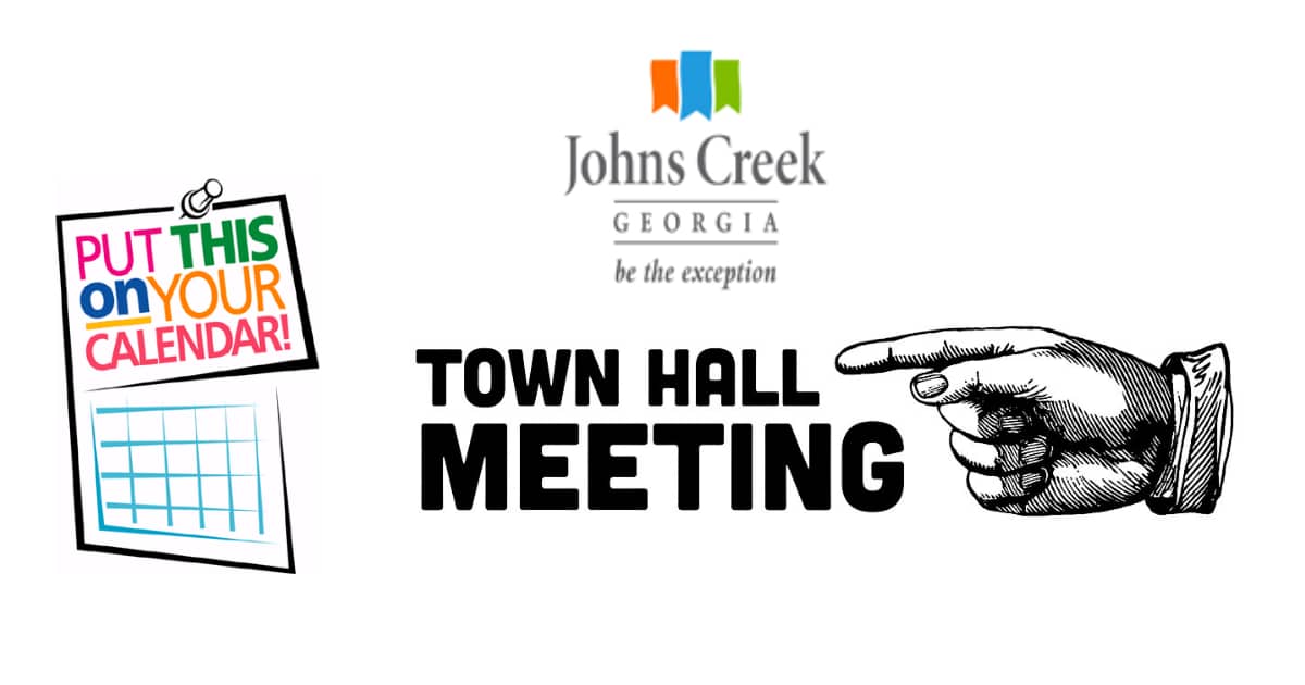 Johns Creek Town Hall meeting Johns Creek Post