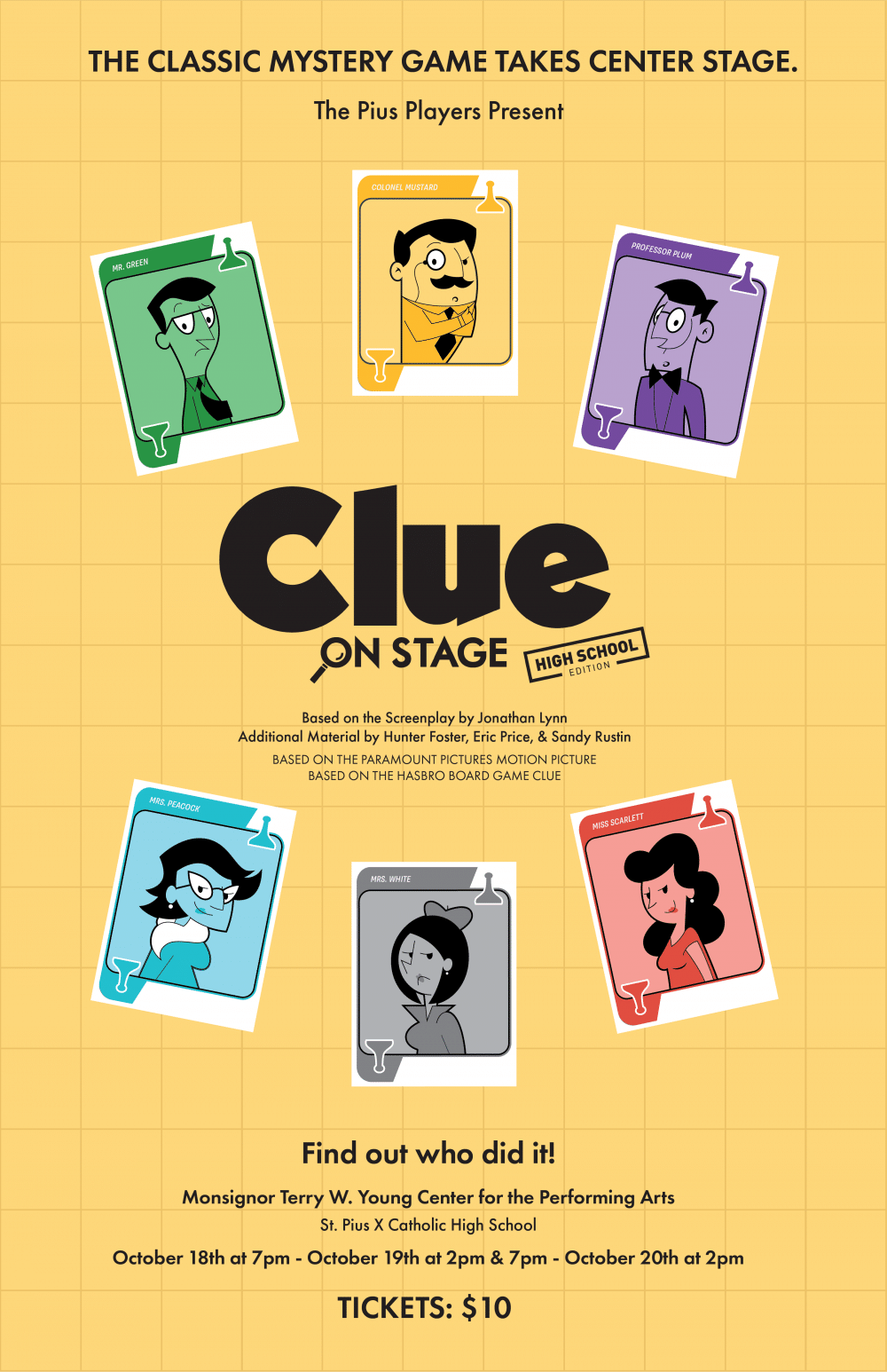 Pius Players Presents Clue