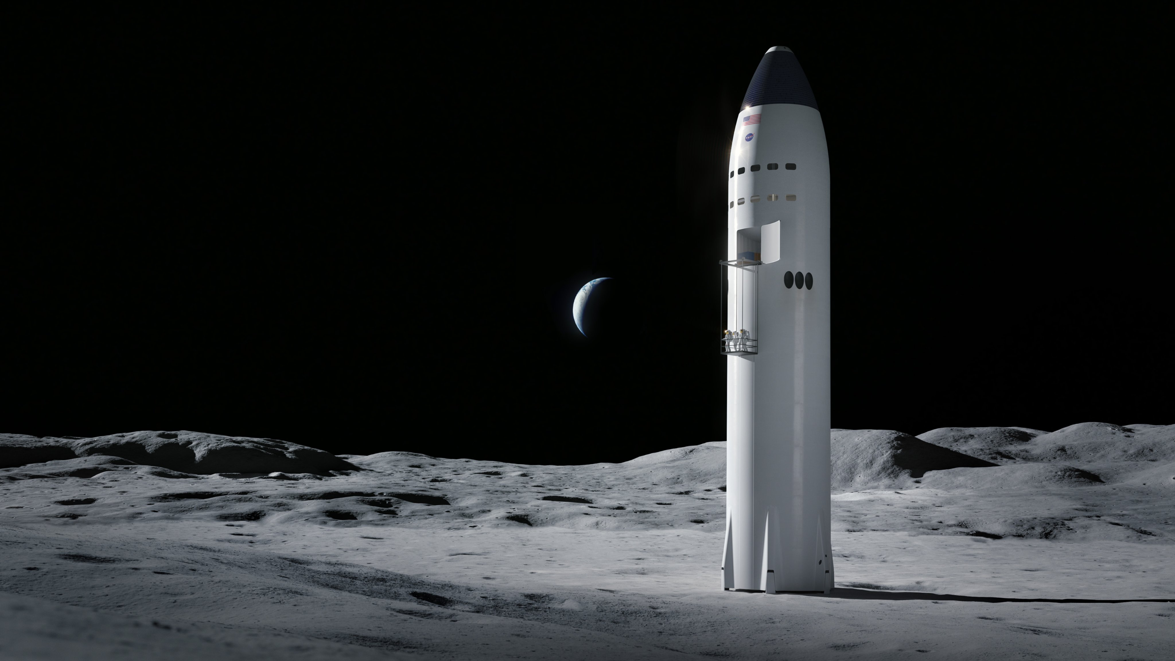 Starship Will Be Modified for Human Landings on the Moon