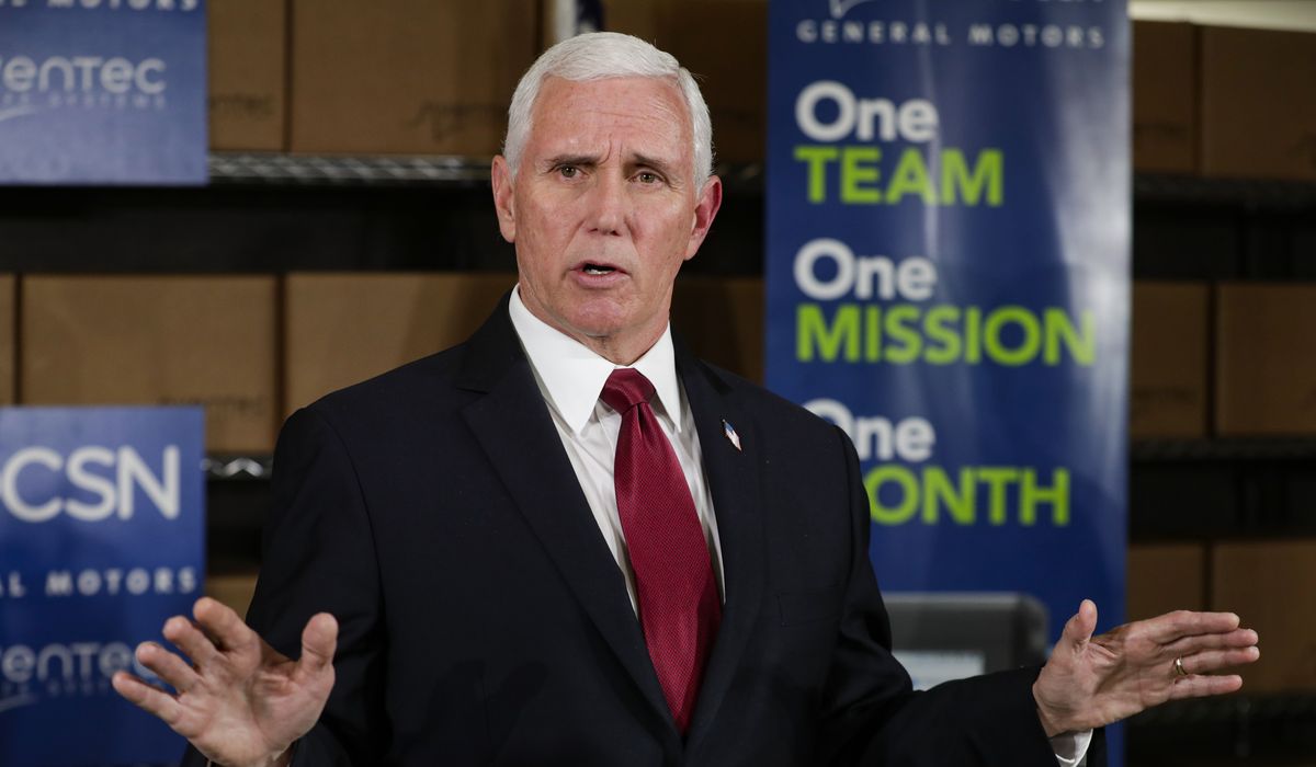 Pence praises DOJ action siding with Virginia church that was cited for holding 16-person service