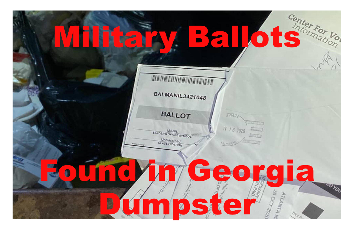 military ballots found in Georgia Dumpster?