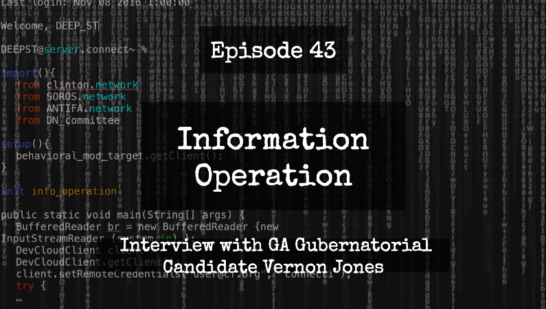 IO Episode 43 - Interview With GA Gubernatorial Candidate Vernon Jones