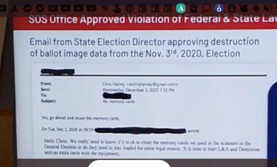 Georgia State Election Director Authorized Destruction Of Ballot Evidence