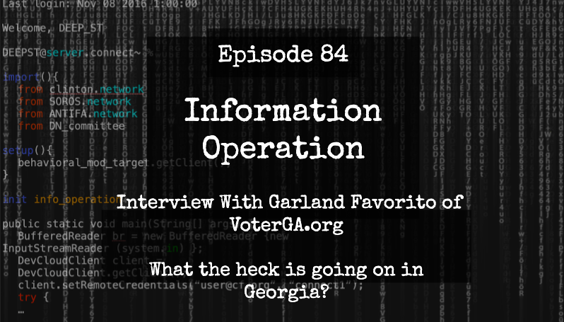 IO Episode 84 - Interview With Garland Favorito Of VoterGA.org