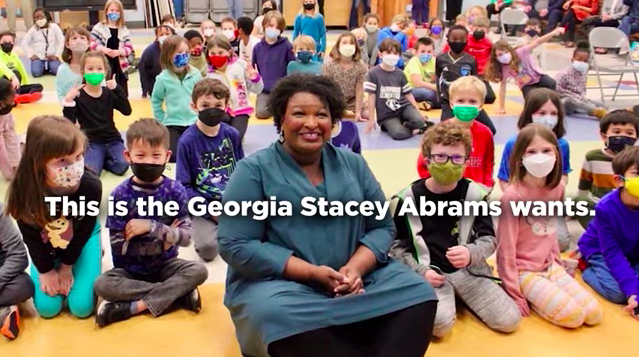 Perdue Unveils Devastating Advertisement Against Maskless Stacey Abrams
