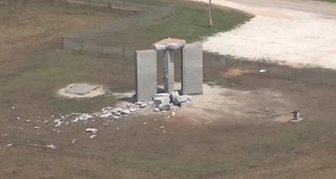 Georgia Guidestones Monument BOMBED at 4 AM… Structure Represents New World Order Calls For Significantly Smaller Human Population